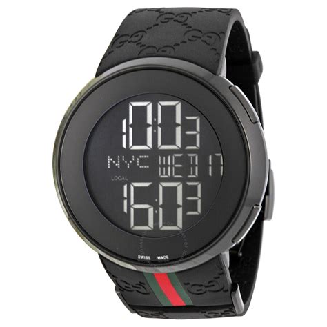 mens gucci digital watch replica|pre owned gucci watch.